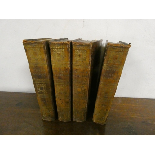 192 - ADAMS WILLIAM.  The Modern Voyager & Traveller Through, Europe, Asia, Africa and America. 4 vols... 