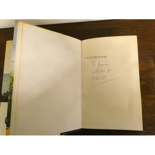 198 - BOYD WILLIAM.  An Ice Cream War. Orig. dark cloth in unclipped d.w. Signed by author to title & ... 