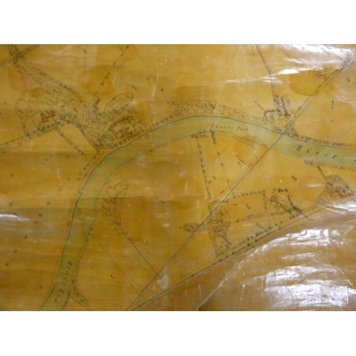 225 - MCPHERSON W., Surveyor.  Plan of the Estate of Ormiston. Pen, ink & watercolour with d... 