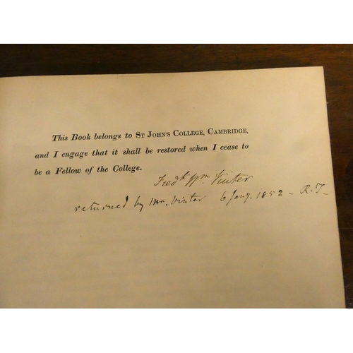 238 - CARTER EDMUND,  The History of the University of Cambridge From Its Original to the Year 1... 