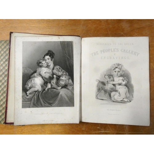 286 - TRUSLER REV. JOHN.  The Works of William Hogarth. 2 vols. Eng. frontis & plates. Quart... 