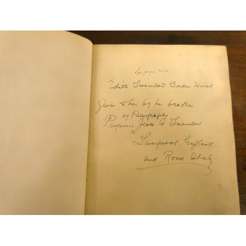 289 - TWEMLOW FRANCIS R.  The Twemlows, Their Wives & Their Homes. Fldg. map (tape reps.), p... 