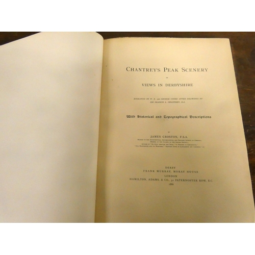 293 - CROSTON JAMES.  Chantrey's Peak Scenery or Views in Derbyshire. Ltd. ed. no. 10 of only 50... 