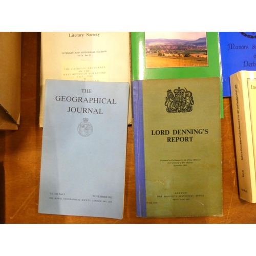 52 - Various.  A carton of books & softback publications incl. local history & legal in... 