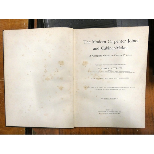 66 - GRESHAM (Pubs).  The Modern Carpenter, Joiner & Cabinet-Maker. 8 vols. Many plates &am... 