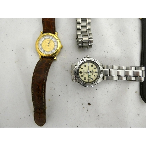 110 - Eight men's Seiko watches mainly quartz.