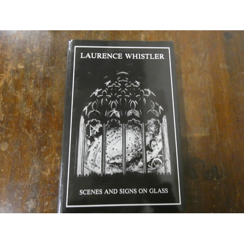 186 - WHISTLER LAURENCE.  Pictures on Glass. Signed ltd. ed. 1210/1400. Illus. Large 8vo. Orig. black clot... 