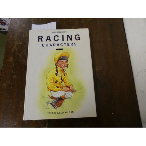 194 - HORSE RACING AUTOGRAPHS.  Wilson Julian. Racing Characters. Col. caricatures by John Ireland. Quarto... 