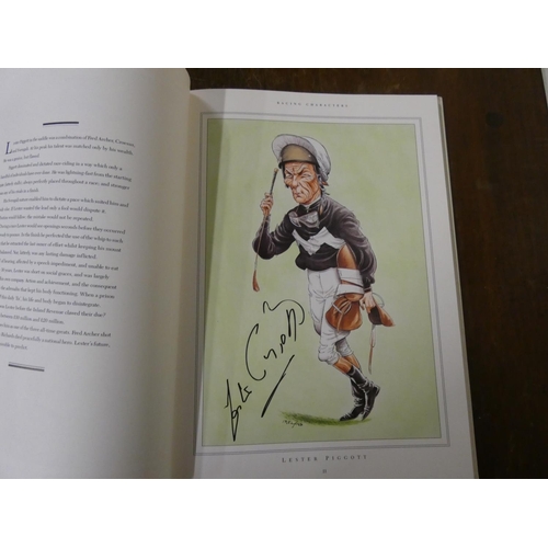 194 - HORSE RACING AUTOGRAPHS.  Wilson Julian. Racing Characters. Col. caricatures by John Ireland. Quarto... 