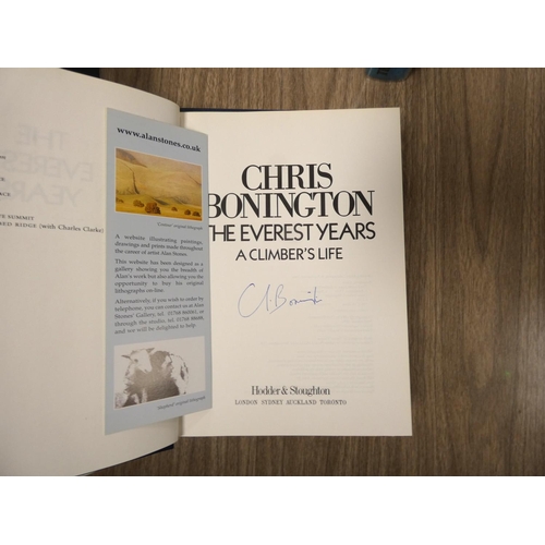 112 - BONINGTON CHRIS.  Everest the Hard Way, Illus. D.w. Signed by Bonington & Doug Scott. ... 