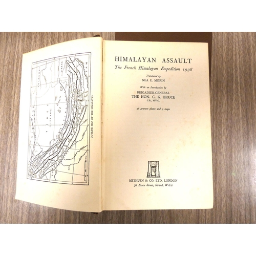 115 - BRUCE C. G.  The Assault on Mount Everest, 1922. Illus. & fldg. & other maps. Orig. maroon c... 