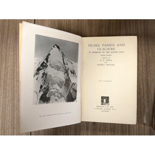 117 - KENNEDY E. S. (Ed).  Peaks, Passes & Glaciers. Second Series, vol. 1. Illus. Orig. clo... 