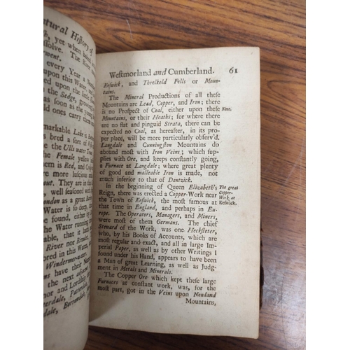 169 - ROBINSON THOMAS, of Ousby.  An Essay Towards a Natural History of Westmorland & Cumber... 