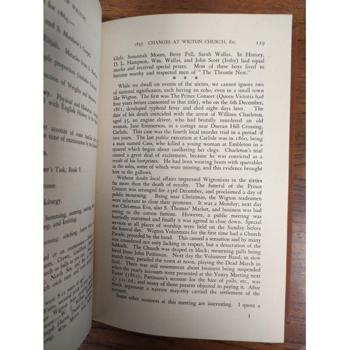 171 - CARRICK T. W.  History of Wigton (Cumberland). Frontis & illus. Orig. cloth. Carlisle,... 