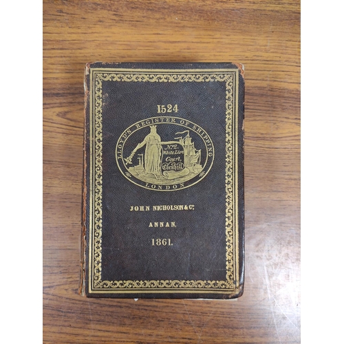 173 - LLOYDS.  Register of British & Foreign Shipping. Fldg. & other tables. Well worn bdgs. with ... 