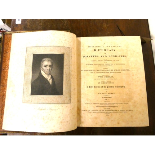 250 - BRYAN MICHAEL.  A Biographical & Critical Dictionary of Painters & Engravers. 2 vo... 