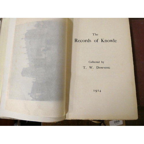 260 - ROUNDELL MRS. CHARLES.  Cowdray, The History of a Great English House. Frontis & illus. Quarto. ... 