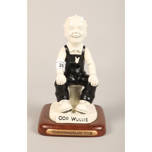 20 - Oor Wullie 70th anniversary figure, 23 cm high