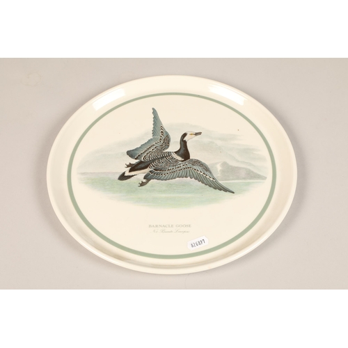 186 - Portmerion 'Barnacle Goose' plate, 31cm diameter