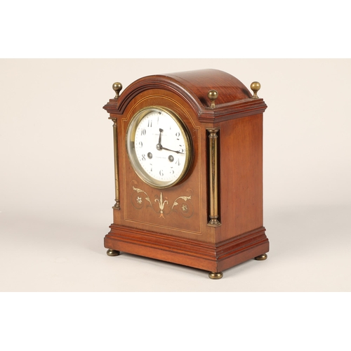 188 - Victorian mantel clock, Flanagans of Manchester, 27cm height