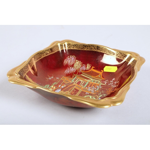 173 - Carlton Ware Rouge Royale dish