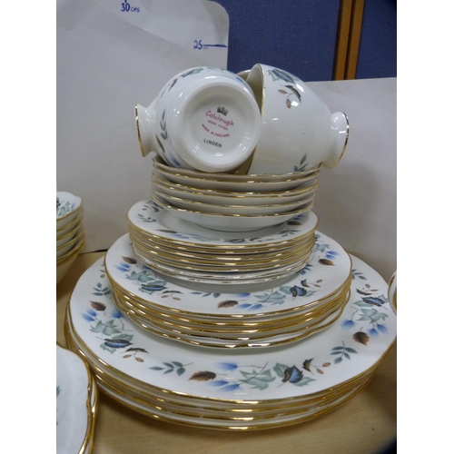 13 - Colclough floral decorated part tea set.