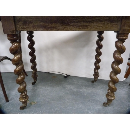 435 - Victorian marble-topped table.