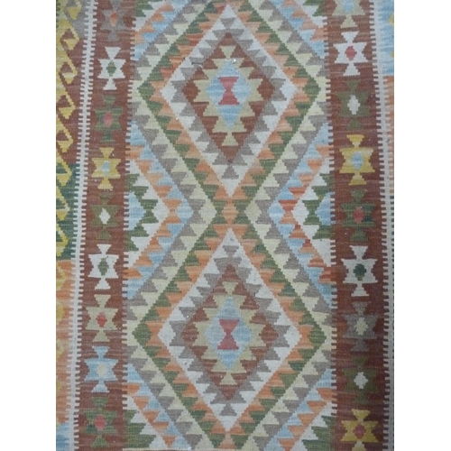 456 - Afghan hand-knotted Kelim rug.