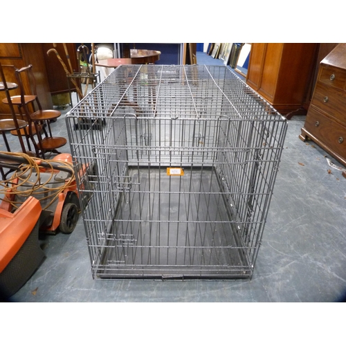 472 - Large dog crate.