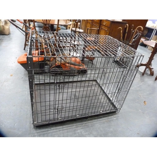 472 - Large dog crate.