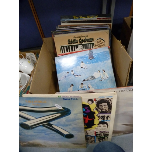 76 - Collection of LPs to include The Beach Boys, John Lennon, Barbra Streisand, Eddie Cochran, Mike Oldf... 