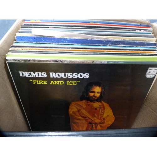 77 - Collection of LPs to include Roy Orbison, Demis Roussos, Dr Hook, The Bee Gees, David Essex, Carpent... 