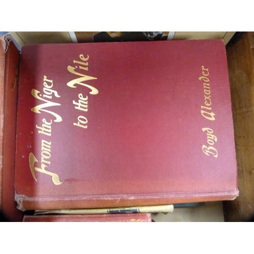 9 - Collection of books to include From the Niger to the Nile by Boyd Alexander, vols I and II, History ... 