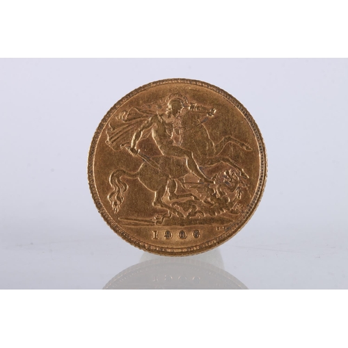 708 - UNITED KINGDOM Edward VII (1901-1910) gold half sovereign 1906.