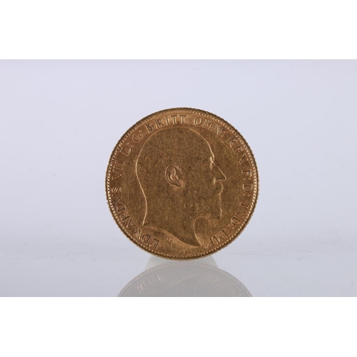 708 - UNITED KINGDOM Edward VII (1901-1910) gold half sovereign 1906.