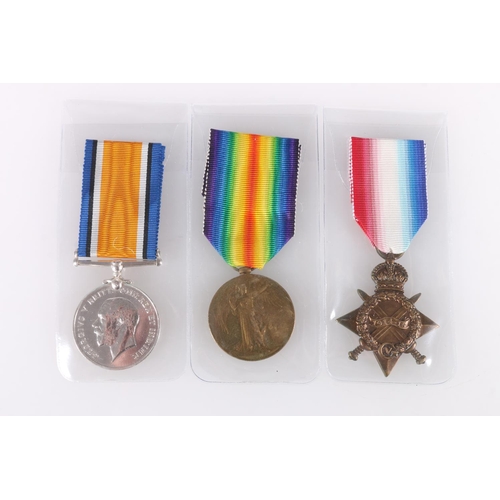 755 - Medals of 3/3463 Private George Anderson of the 1st battalion Black Watch Royal Highlander who was k... 