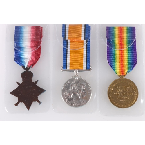 756 - Medals of S/12154 Private Robert Bilsland of the 8th/10th Battalion Gordon Highlanders who was kille... 