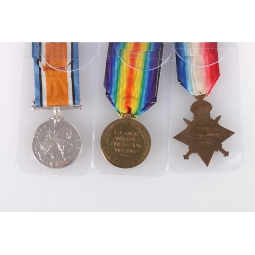 761 - Medals of 2306 Private William A Thomson of the 4th Battalion Royal Scots who was killed in action K... 