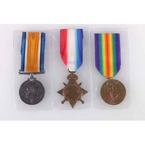 765 - Medals of 11771 Private Mathias Hughes of the 9th Battalion Cameronians (Scottish Rifles) who was ki... 