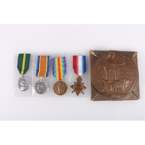 770 - Medals of 1107 and 316733 Sergeant John McTavish of the 13th (Scottish Horse) Battalion Black Watch ... 