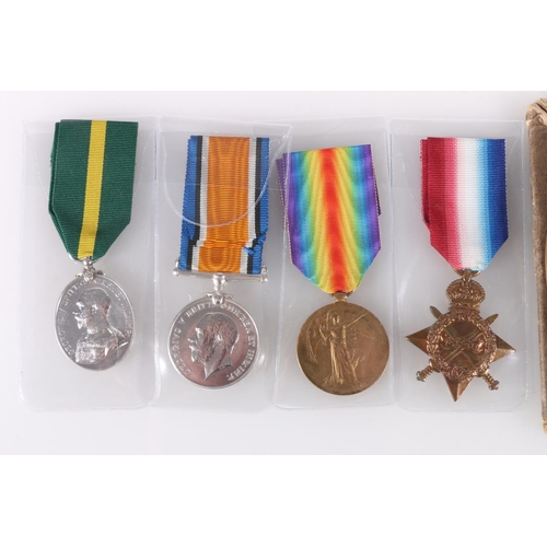 770 - Medals of 1107 and 316733 Sergeant John McTavish of the 13th (Scottish Horse) Battalion Black Watch ... 