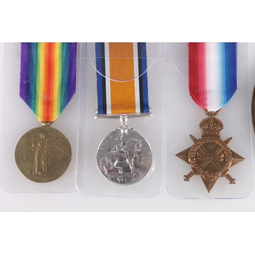 772 - Medals of 2189 Sergeant James Hodge of the 6th Battalion Cameronians (Scottish Rifles) who was kille... 