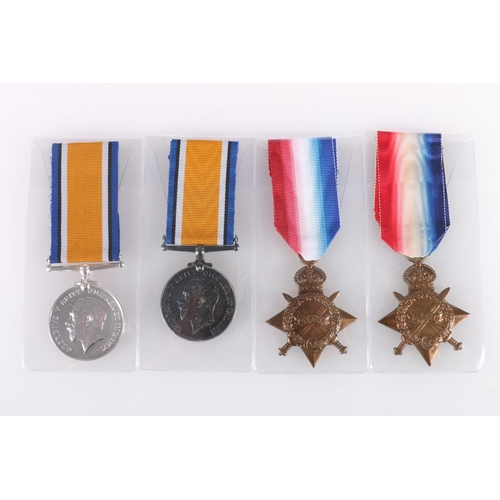 778 - Four WWI medals to casualties including:Medal of 4813 Second Lieutenant Gideon Andrew Forrest Renwic... 