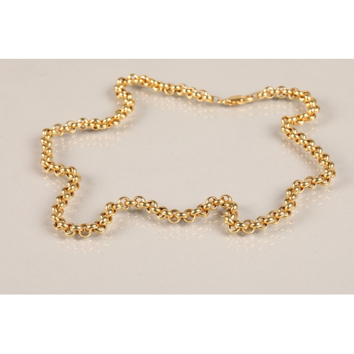 66 - 18ct gold curblink chain, 17g