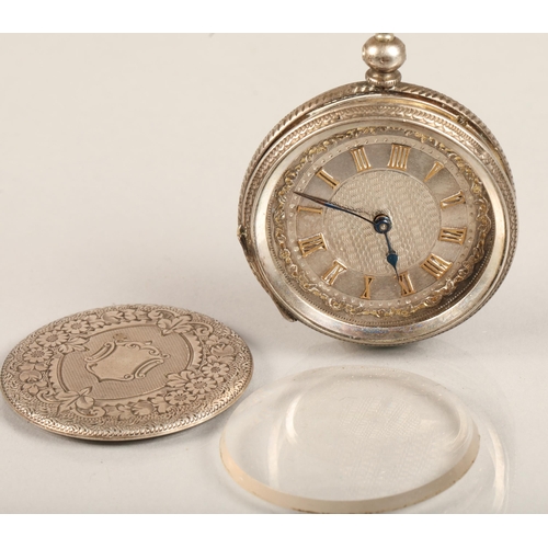 78 - Continental ladies' pocket watch (damaged)