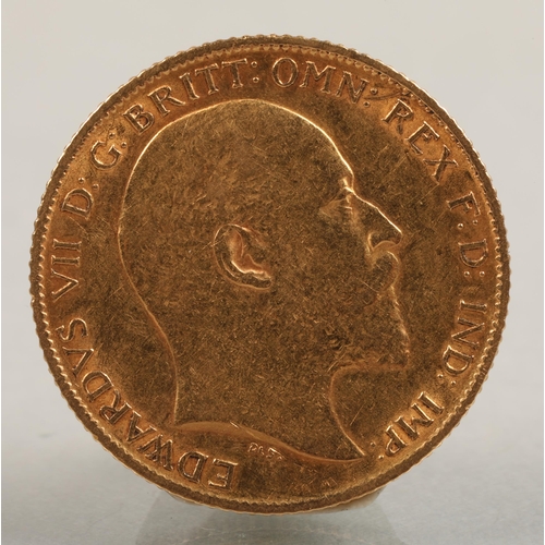 83 - Edwardian gold half sovereign, 1905