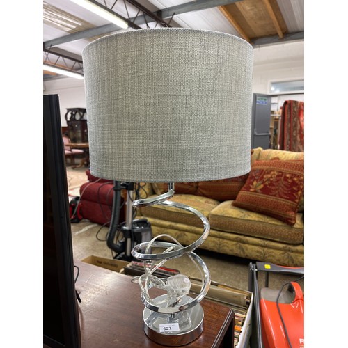 627 - Stylish stainless steel lamp