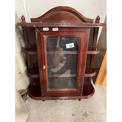 630 - Miniature display cabinet, 49cm x 44cm