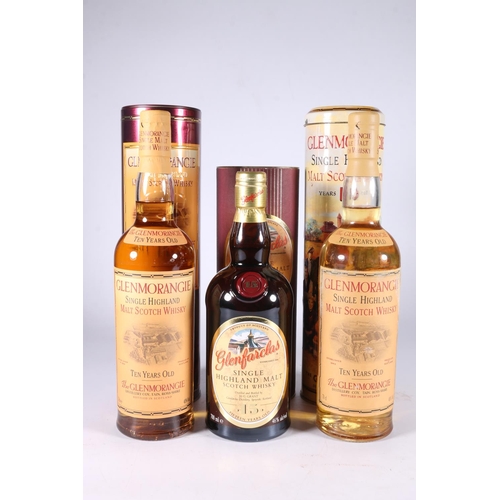 335 - Three bottles of single malt Scotch whisky to include GLENFARCLAS 15 year old 70cl 46% abv. boxed, G... 