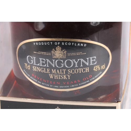 355 - GLENGOYNE 17 year old single malt Scotch whisky, in old style dumpy bottle, 75cl 43% abv. boxed.&nbs... 